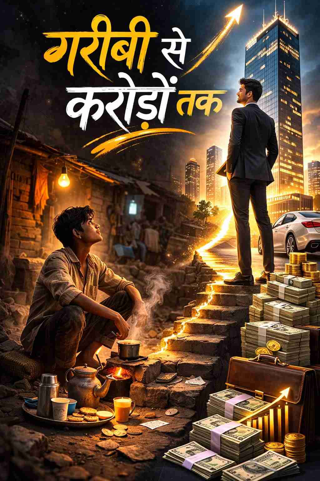 गरीबी से करोड़ों तक