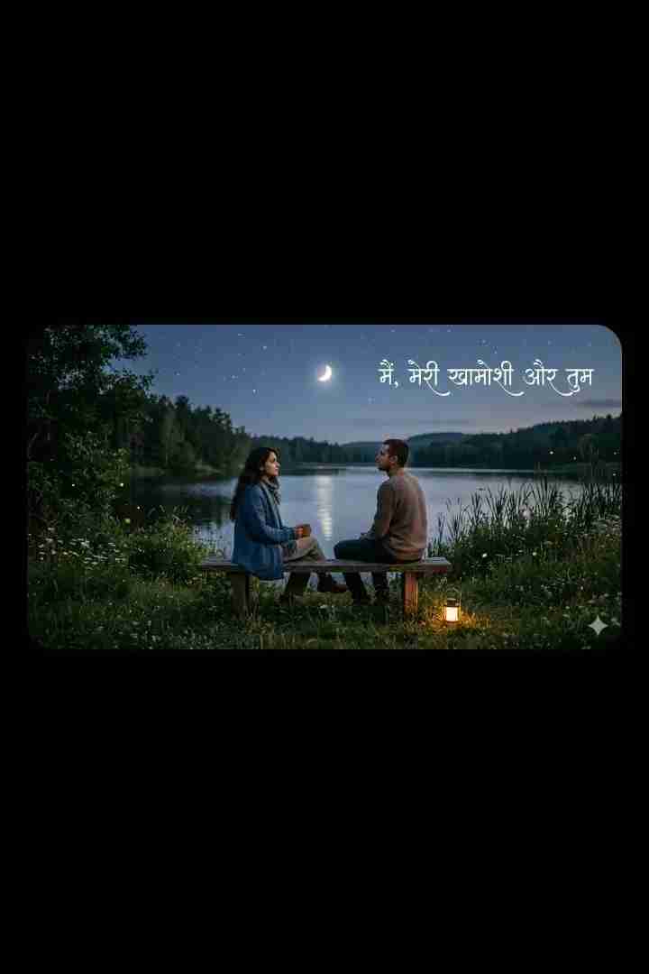 "मैं, मेरी खामोशी और तुम"